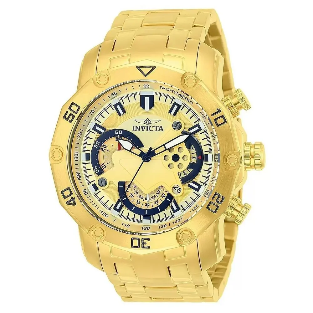 NWT Invicta 22761 Pro Diver | Multifunction | Gold | Men's Watch